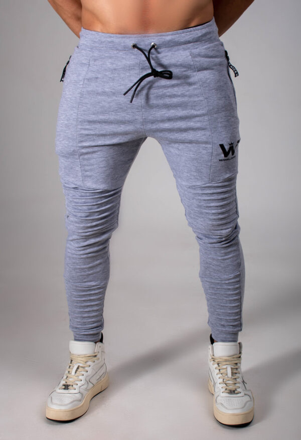 jogger de alforzas  gris