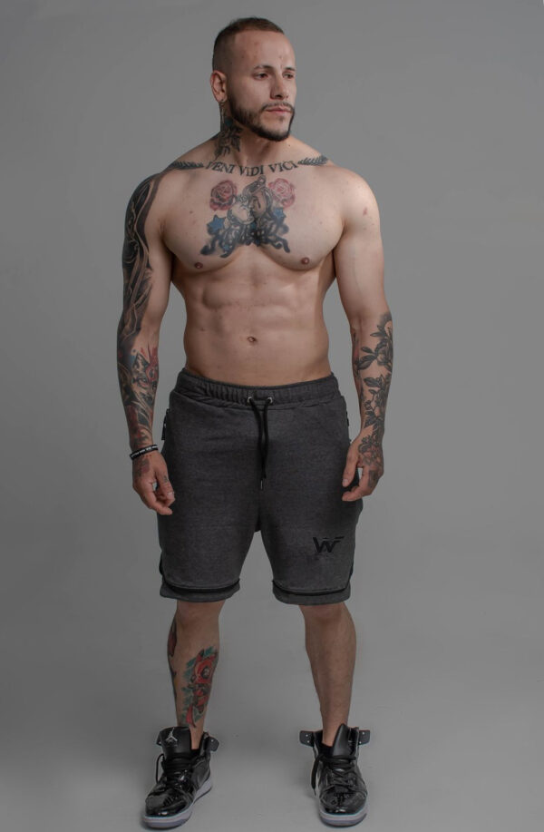 Pantaloneta one rope gris - Imagen 2