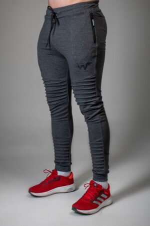 Jogger de alforzas gris oscuro