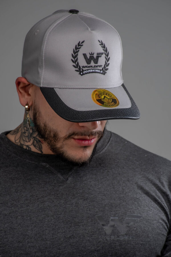 gorra performance worldfit original gris