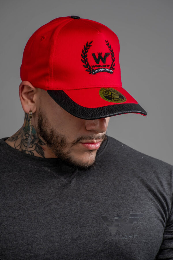 gorra performance worldfit original roja