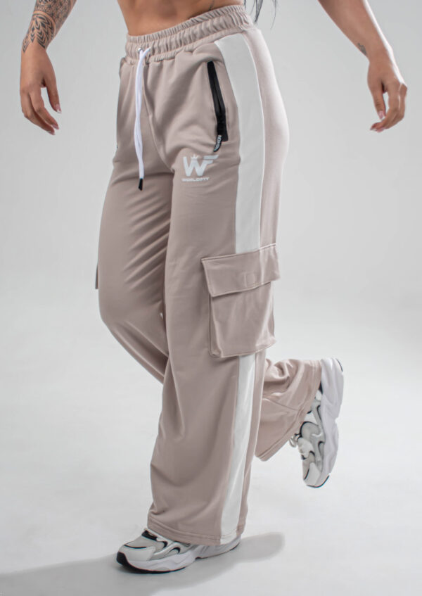 jogger Gwen de franja beige