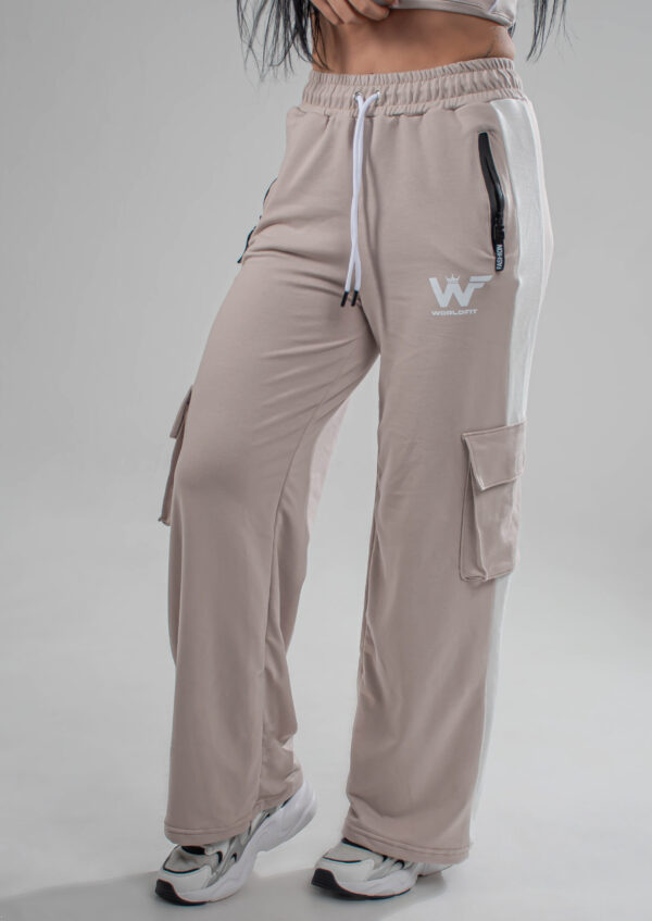 jogger Gwen de franja beige - Imagen 3