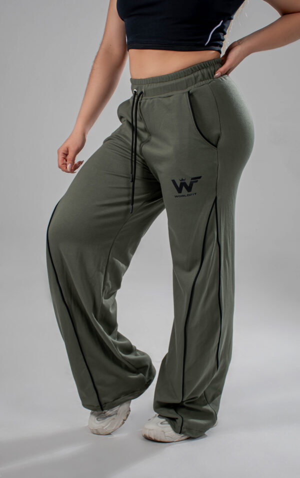 Jogger de embone tifanny verde militar - Imagen 2