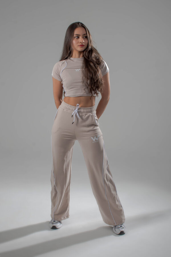 jogger de embone tifanny beige - Imagen 4