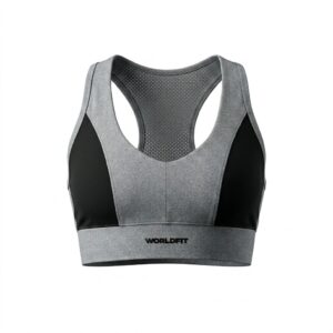 top fiori gris - XS