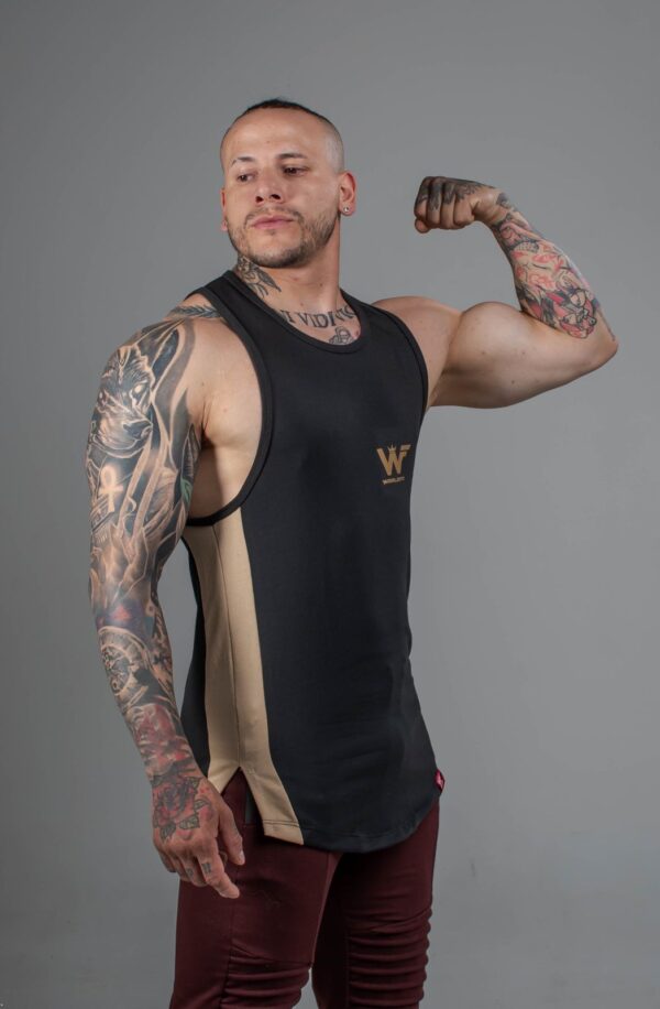camisilla london black gold - Imagen 2