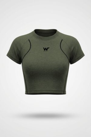 Camiseta atenea verde militar