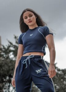 Camiseta atenea azul oscuro - S