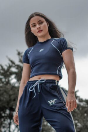 Camiseta atenea azul oscuro