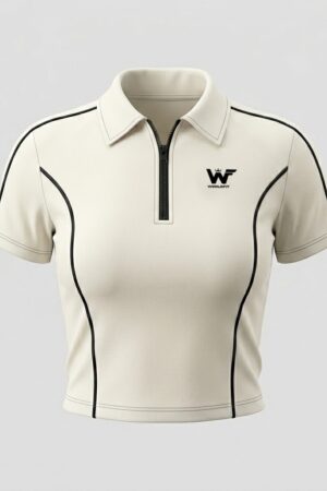 Camiseta Polo Novafit marfil