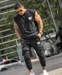 Camisilla básica negra - S