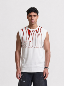 Camisilla rangla soul marfil - L