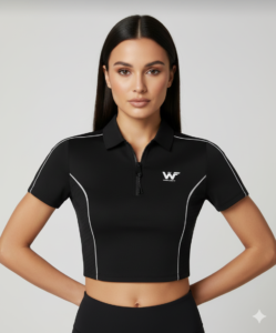 Camiseta Polo Novafit negra - XL