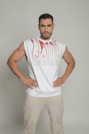 Camisilla rangla soul marfil