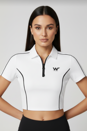 Camiseta Polo Novafit marfil
