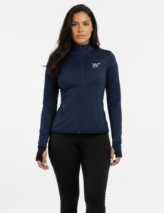 Chaqueta de alforzas azul oscuro - S