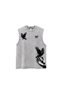 camisilla rangla acid wash spirit - S