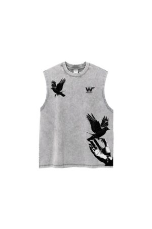 camisilla rangla acid wash spirit