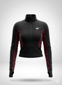Chaqueta Fiori Negro Rubí - S