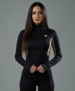 Chaqueta Fiori Negro Arena - S