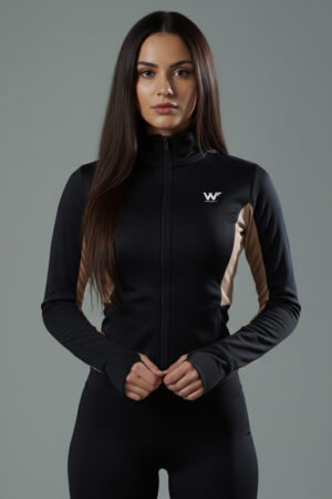 Chaqueta Fiori Negro Arena