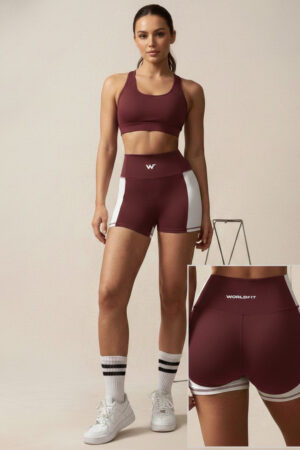 short fiori vinotinto