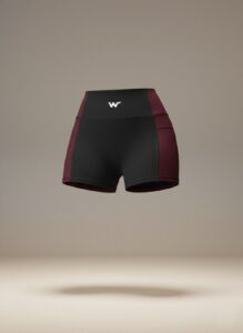 short fiori negro rubí - XS