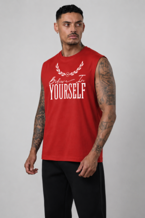 Camisilla Believe roja