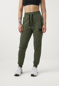 jogger de alforzas verde - S