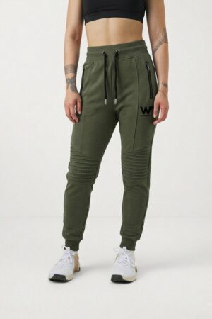 jogger de alforzas verde