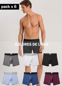Boxer Colores de línea x 6 Und - XL