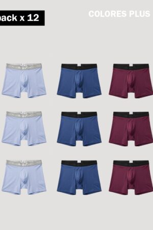 Boxer Colores plus x 12 Und