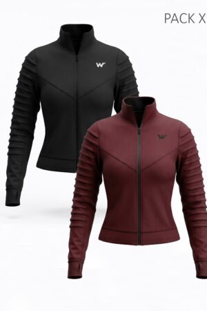 Chaquetas alforzas Pack x2