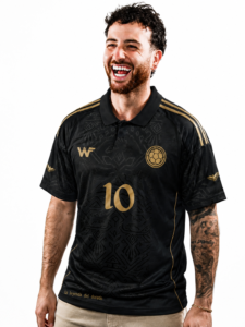 camiseta selección colombia leyenda del dorado negra - S