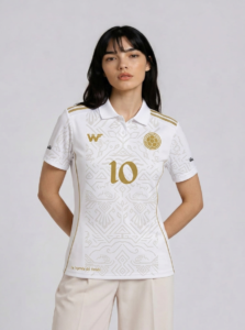 camiseta selección colombia leyenda del dorado blanca - L