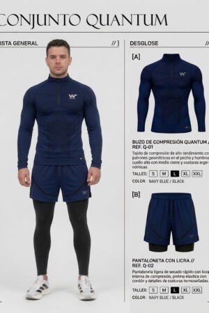 Conjunto Quantum Azul
