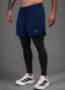 Pantaloneta Running Quantum azul - S
