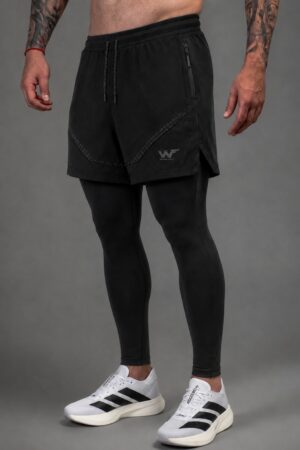 Pantaloneta Running Quantum negra