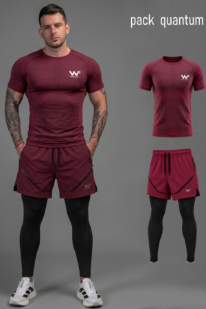 Conjunto Quantum Burgundy