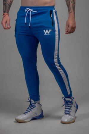 jogger Franja lateral azul de persia